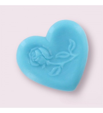 Savon coeur rose bleue