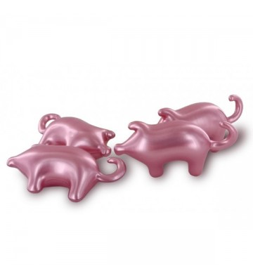 Perle de bain cochon rose